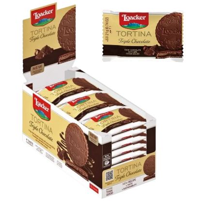 Immagine di LOACKER TORTINA 21g 24pz TRIPLE CHOCOLATE