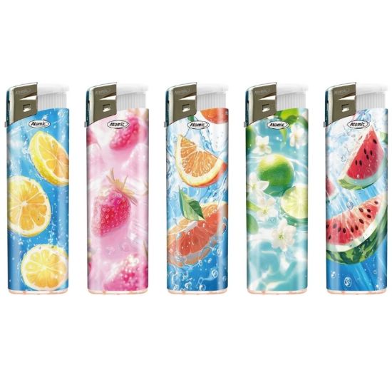 Immagine di ACCENDINO ATOMIC ELETTRONICO 50pz F11 Fruits