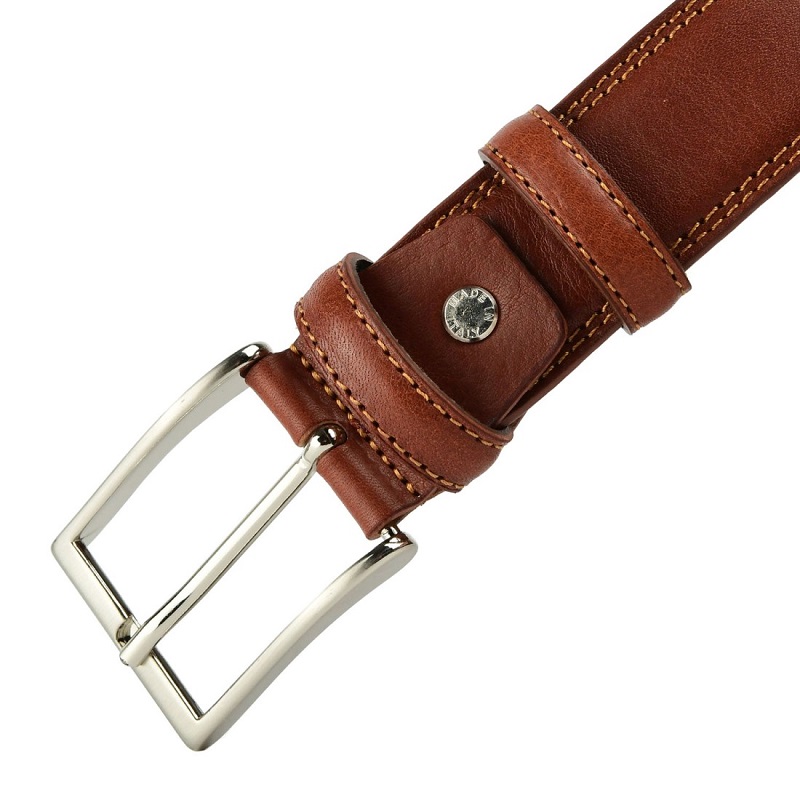 Picture of CINTURA UOMO CONTE MASSIMO CASTANO H.4cm 1pz SCATOLA REGALO