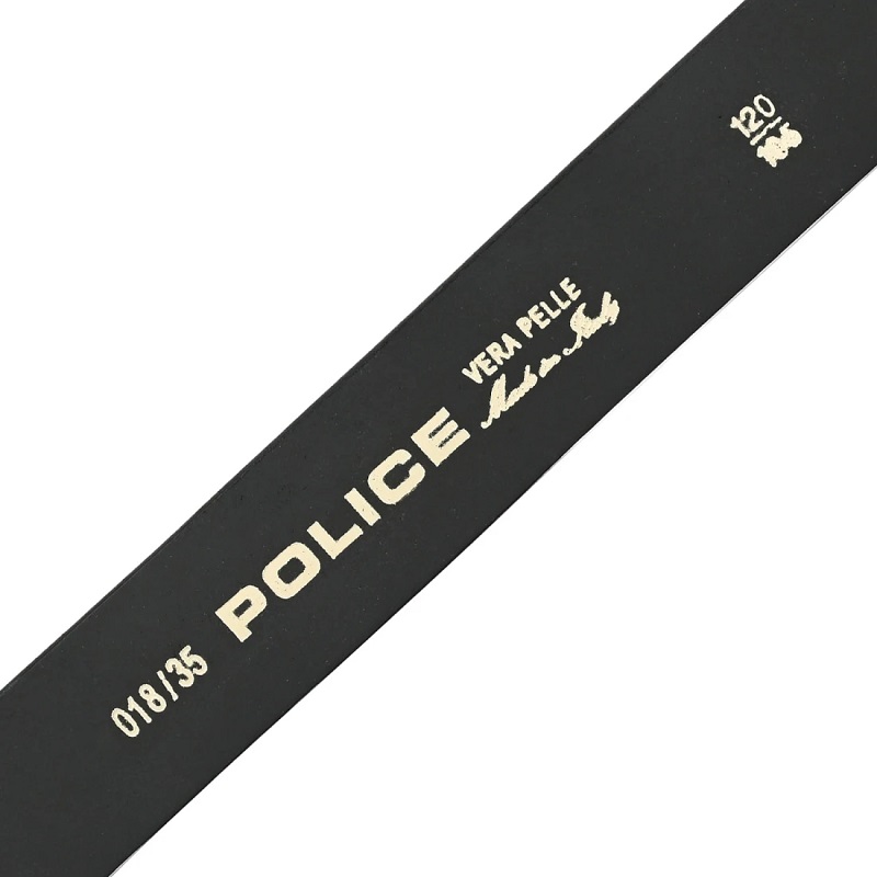 Immagine di CINTURA UOMO POLICE NERO H.3,5cm SGANCIO RAPIDO 1pz SCATOLA REGALO