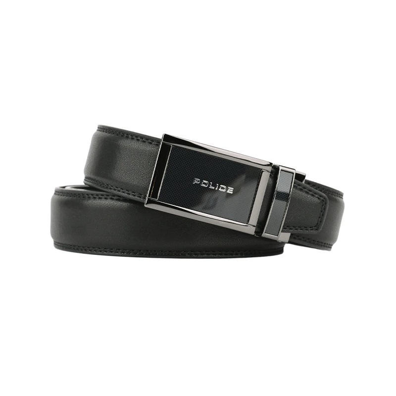 Immagine di CINTURA UOMO POLICE NERO H.3,2cm SGANCIO RAPIDO 1pz SCATOLA REGALO