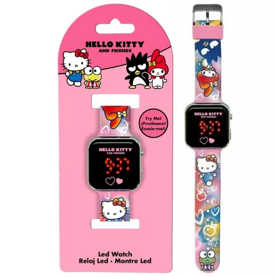 Immagine di OROLOGIO DA POLSO LED HELLO KITTY 18X7X3cm