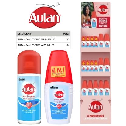 Immagine di ANTIZANZARE AUTAN EXPO FAMILY CARE 120pz ASSORTIMENTO EXPO DA TERRA