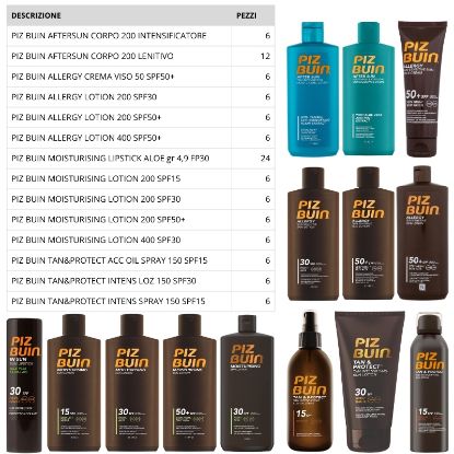 Immagine di SOLARI PIZ BUIN 108pz EXPO DA TERRA ASSORTITO