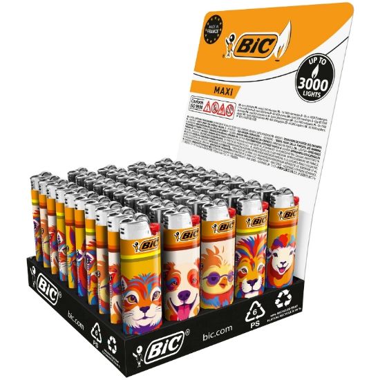 Immagine di ACCENDINO BIC MAXI J26 PIETRINA 50pz SWEETI