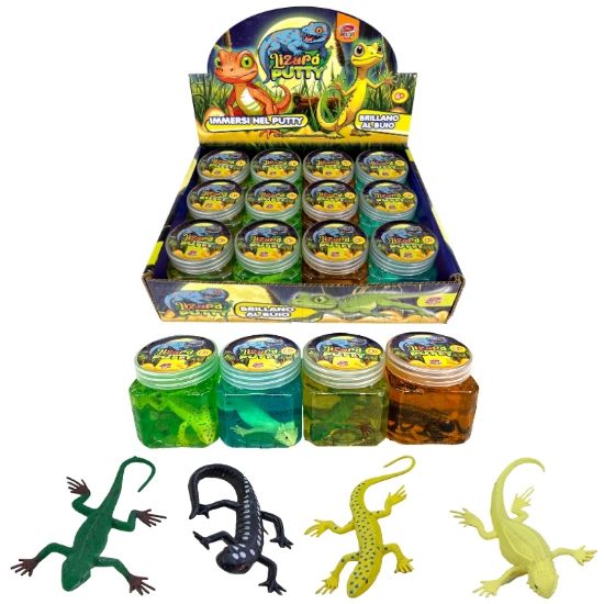 Picture of GIOCHI PUTTY LIZARD GLOW IN THE DARK 1pz