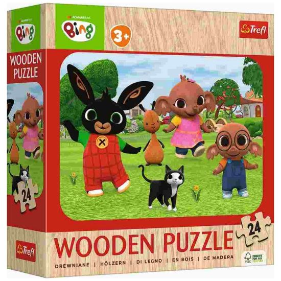 Picture of GIOCHI PUZZLE 24pz IN LEGNO MEET BING