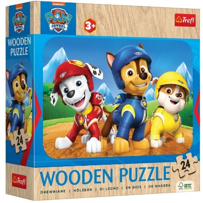 Picture of GIOCHI PUZZLE 24pz IN LEGNO LOVELY PAW PATROL