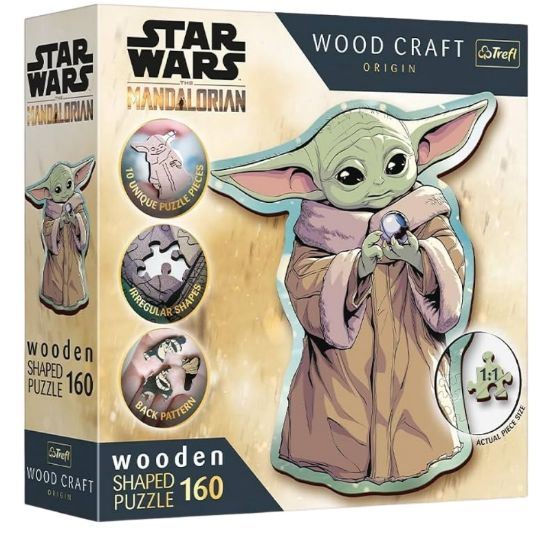 Picture of PUZZLE 160pz Wooden Shaped PUZZLE -Grogu / Lucasfilm Star War