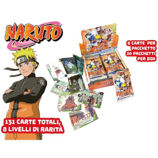 Immagine di CARTE DA GIOCO NARUTO BUSTINA 1x8pz SERIE EARTH SCROLL