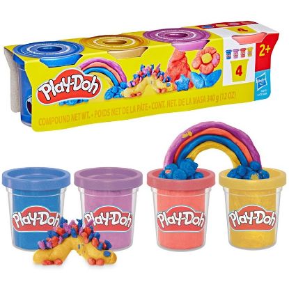 Immagine di GIOCHI PLAY-DOH VASETTO 4pz SPECIALI AST. (coriandoli e brillantini)