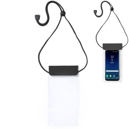 Picture of BUSTA PORTA SMARTPHONE TRASPARENTE - NERO ROKDEM