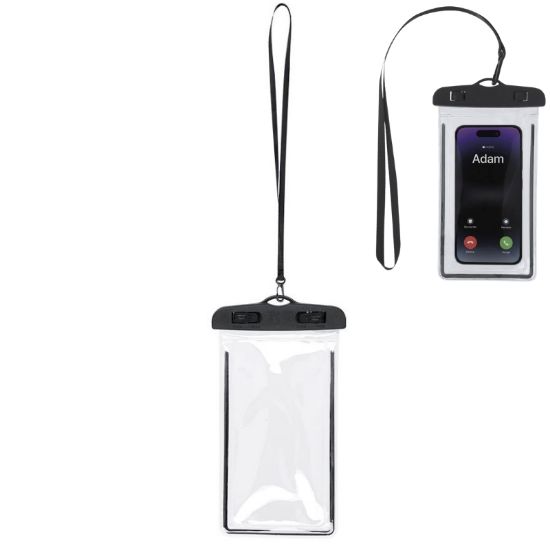 Picture of BUSTA PORTA SMARTPHONE TRASPARENTE - LOGAN NERO