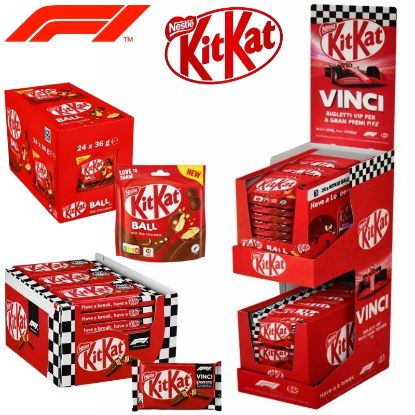 Immagine di NESTLE KIT KAT F1 48pz EXPO DA BANCO FORMULA1