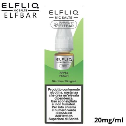 Immagine di ELFLIQ NIC SALTS APPLE PEACH 10ml 20mg/ml - PLN010519