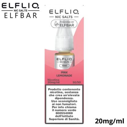 Immagine di ELFLIQ NIC SALTS PINK LEMONADE 10ml 20mg/ml - PLN010527