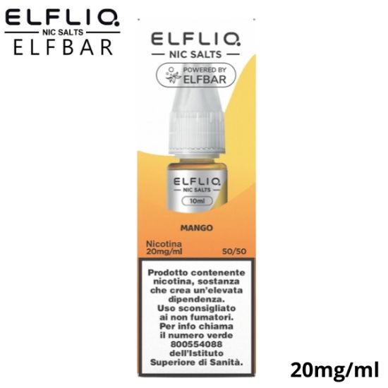 Picture of ELFLIQ NIC SALTS MANGO 10ml 20mg/ml - PLN010534