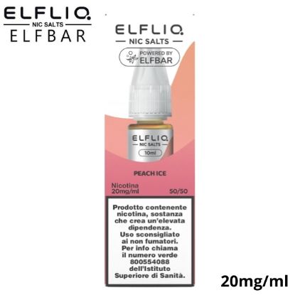 Picture of ELFLIQ NIC SALTS PEACH ICE 10ml 20mg/ml - PLN010535