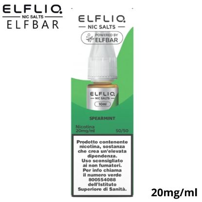 Picture of ELFLIQ NIC SALTS SPEARMINT 10ml 20mg/ml - PLN010528