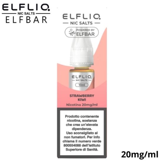 Immagine di ELFLIQ NIC SALTS STRAWBERRY KIWI 10ml 20mg/ml - PLN010538
