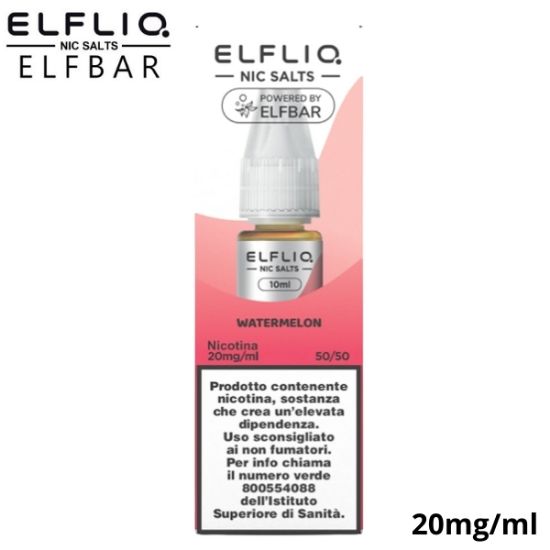 Picture of ELFLIQ NIC SALTS WATERMELON 10ml 20mg/ml - PLN010529