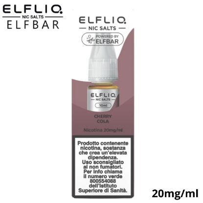 Picture of ELFLIQ NIC SALTS CHERRY COLA 10ml 20mg/ml - PLN010531
