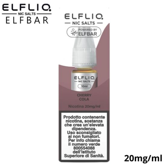 Picture of ELFLIQ NIC SALTS CHERRY COLA 10ml 20mg/ml - PLN010531