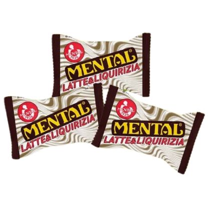 Immagine di MENTAL CARAMELLE BUSTA 1kg LATTELIQUIRIZIA