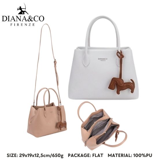 Immagine di BORSA DIANA&CO FIRENZE 1pz WHITE