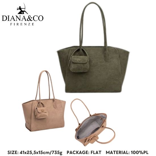 Picture of BORSA DIANA&CO FIRENZE 1pz OLIVE GREEN