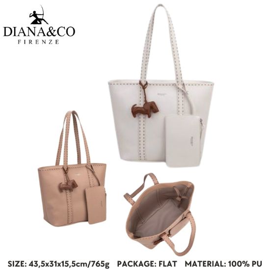 Immagine di BORSA DIANA&CO FIRENZE 1pz WHITE