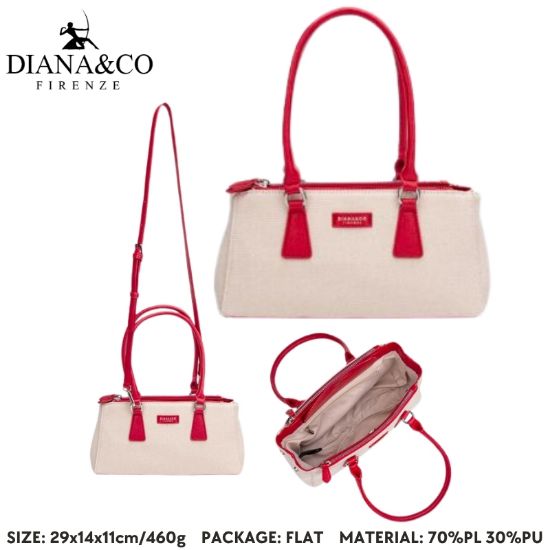 Immagine di BORSA DIANA&CO FIRENZE 1pz TOMATO RED