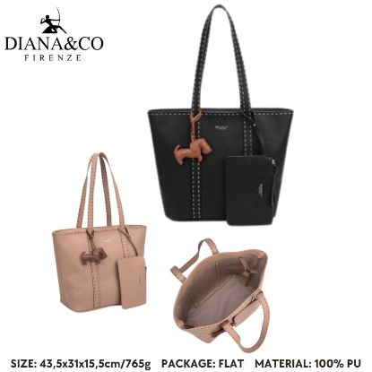 Immagine di BORSA DIANA&CO FIRENZE 1pz NERO