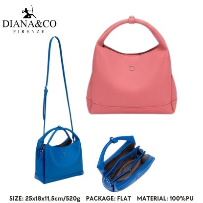 Immagine di BORSA DIANA&CO FIRENZE 1pz STRAWBERRY SORBET