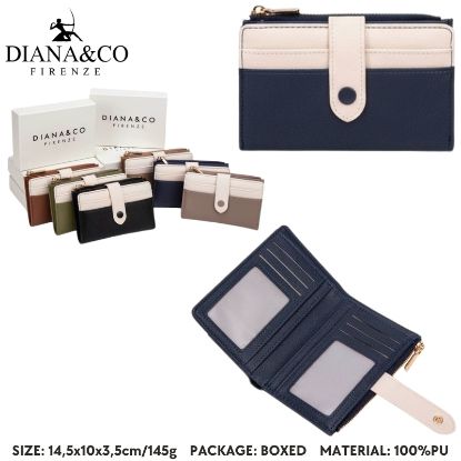 Immagine di PORTAFOGLIO DONNA DIANA&CO BLUE NAVY 1pz SINTETICO