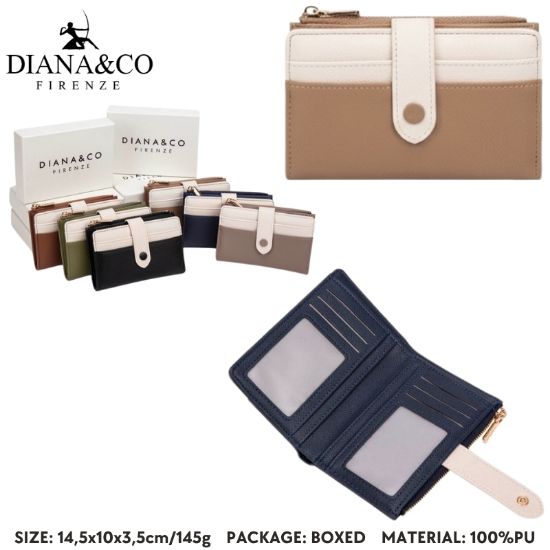 Immagine di PORTAFOGLIO DONNA DIANA&CO BISCUIT 1pz SINTETICO
