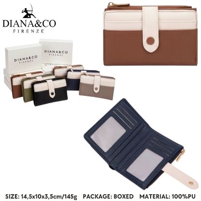 Immagine di PORTAFOGLIO DONNA DIANA&CO LEATHER 1pz SINTETICO