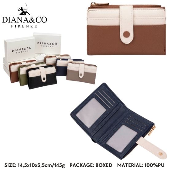 Immagine di PORTAFOGLIO DONNA DIANA&CO LEATHER 1pz SINTETICO