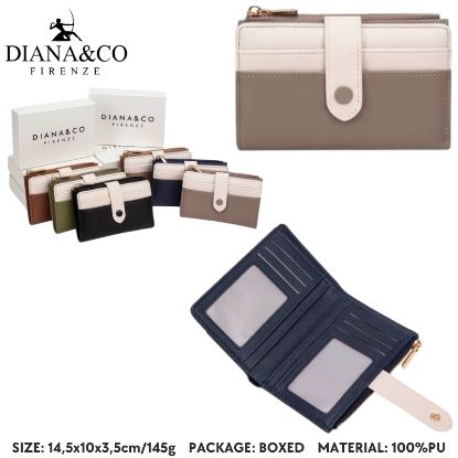 Immagine di PORTAFOGLIO DONNA DIANA&CO TAUPE 1pz SINTETICO