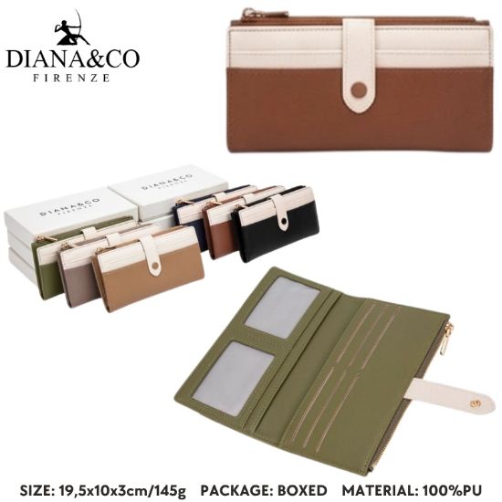 Immagine di PORTAFOGLIO DONNA DIANA&CO LEATHER 1pz SINTETICO