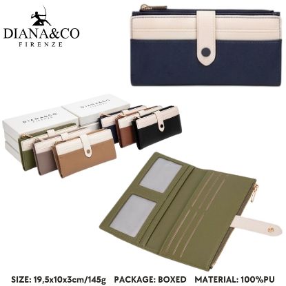 Immagine di PORTAFOGLIO DONNA DIANA&CO BLUE NAVY 1pz SINTETICO