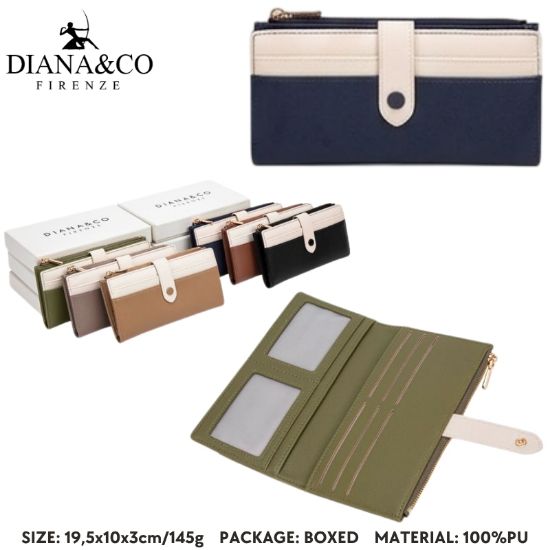 Immagine di PORTAFOGLIO DONNA DIANA&CO BLUE NAVY 1pz SINTETICO