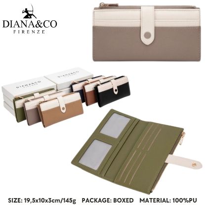 Immagine di PORTAFOGLIO DONNA DIANA&CO TAUPE 1pz SINTETICO