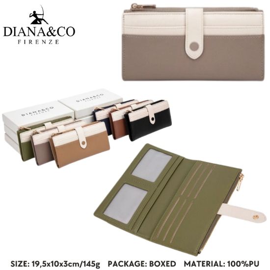 Immagine di PORTAFOGLIO DONNA DIANA&CO TAUPE 1pz SINTETICO