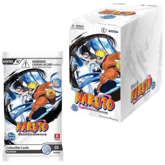 Immagine di CARTE DA GIOCO NARUTO BUSTINA 1x8pz SERIE HEAVEN SCROLL-CAPTER JIN BU
