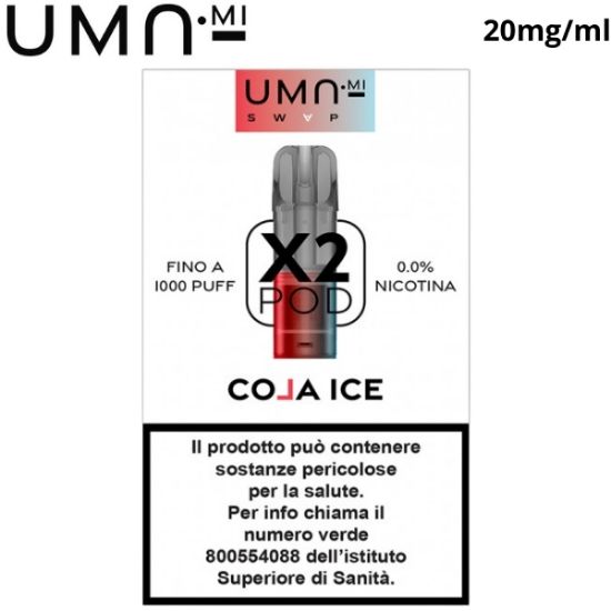 Picture of UMA.MI SWAP POD 1x2pz COLA ICE 2ml 0mg/ml - PL0014018 SENZA NICOTINA