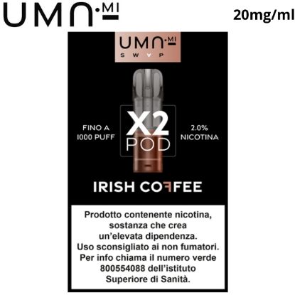 Immagine di UMA.MI SWAP POD 1x2pz IRISH COFFEE 2ml 20mg/ml - PLN015490