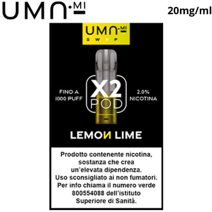 Immagine di UMA.MI SWAP POD 1x2pz LEMON LIME 2ml 20mg/ml - PLN014276