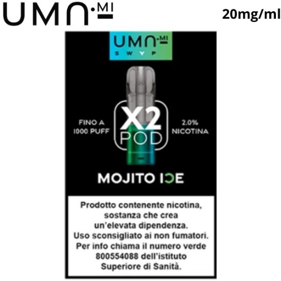 Picture of UMA.MI SWAP POD 1x2pz MOJITO ICE 2ml 20mg/ml - PLN014271
