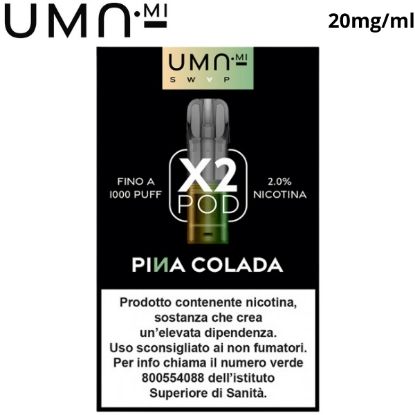 Immagine di UMA.MI SWAP POD 1x2pz PINA COLADA 2ml 20mg/ml - PLN012419